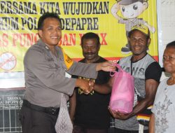 Silaturahmi SatBinmas Polres Jayapura di Kampung Kendate Depapre