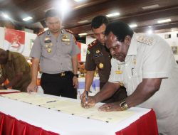 APIP dan APH se – Papua Teken MoU Penanganan Pengaduan Masyarakat