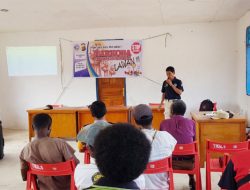 Polres Sarmi Sosialiasi Bahaya Narkoba Bagi Warga Kampung Takar