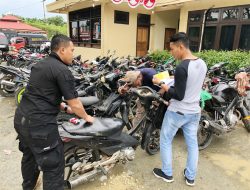 Polres Keerom Amankan 40 Unit Ramnor Hasil Curian