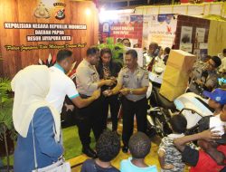 Pelayanan Publik Kepolisian Ditampilkan di Pameran Pembangunan Kota Jayapura