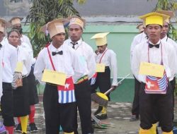 Peserta Ospek Pakai Noken Bercorak Bintang Kejora Ketua BEM STIKOM Jayapura Diperiksa Polisi