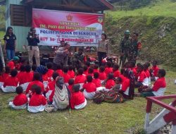 Meriahkan HUT RI, Binmas Noken Hadir di Distrik Yambi, Puncak Jaya