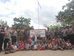 Tim Asistensi Kapolri Kunjungi Tapal Batas RI-PNG