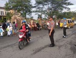 Kabag Ops Pimpin Pengamanan Pawai Ta’Aruf Unat Muslim Timika