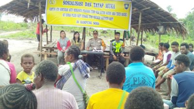Peduli Pertanian Satuan Binmas Polres Mappi kembali kunjungi Kampung ATM