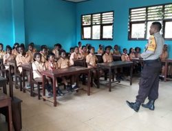 Bhabinkamtibmas Berikan Pembinaan Kepada Pramuka