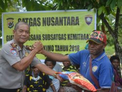 Wujud Dekat Dengan Warga, Satuan Binmas Polres Yahukimo sambangi Suku Kimyal