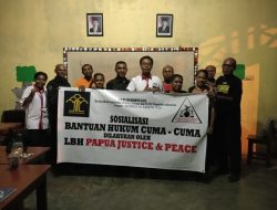 Papua Justice & Peace Gelar Sosisalisasi Bantuan Hukum