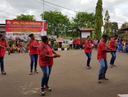 Galang Kebersamaan Ibu-Ibu Bhayangkari Gelar Lomba Goyang Tobelo