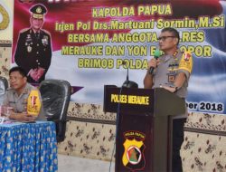 Kapolda Hadiri Pencanangan Zona Integritas Polres Merauke