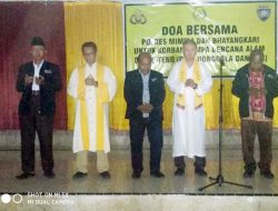 Polres Mimika Doa Bersama Untuk Korban Bencana di Sulawesi Tengah