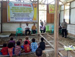 Polres Waropen Gandeng Dinas Dikbud Gelar Patroli, Bakti Sosial serta Penyuluhan