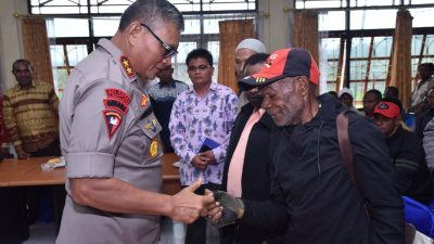 Kapolda Gelar Tatap Muka dengan Sejumlah Tokoh Masyarakat Pegunungan Bintang