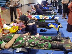 Bangun Masyarakat Sehat, Polair Gelar Donor Darah