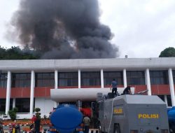 Gedung Sasana Krida Kantor Gubernur Papua Terbakar, Ini Penyebabnya