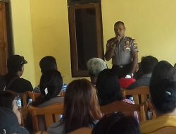 Kapolsekta Nabire Berikan Himbauan Kamtibmas