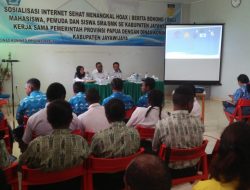 Pemuda Jayawijaya Tidak Boleh Menjadi Pelaku Berita Hoax