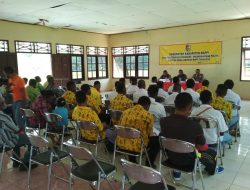 Kesbangpol Gandeng Kepolisian Sosialisasi Pemilu 2019 bagi Para Pemilih Pemula di Mappi