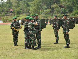 Pangdam Cenderawasih Pimpin Pelepasan-Penerimaan Prajurit Penjaga Perbatasan RI-PNG