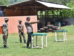 HUT Brimob, Polda Gelar Lomba Menembak