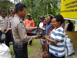 Polisi Himbau Warga Kampung Ikilomo Wamena Jaga Kamtibmas