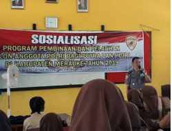 Polres Merauke Sosialisasi Saber Pungli dan Stop Hoax