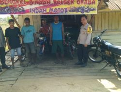 Kreatif, Polsek Okaba Bangun Bengkel Sepeda Motor