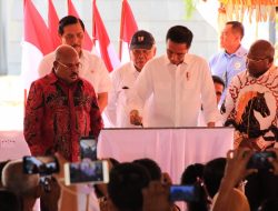 Presiden Jokowi Resmikan Markas “Avengers” di Merauke