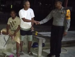 Sambangi Warga Polisi Sampaikan Pesan Kamtibmas