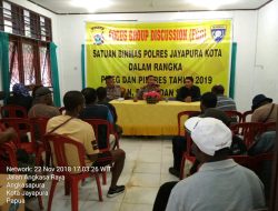 Satbinmas Gelar FGD Bersama Warga Kelurahan Angkasapura