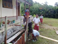 Binmas Polsek Waris Ajak Pelajar Peduli Lingkungan