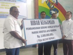 Pemda Jayawijaya Hibahkan Dana 3 M Untuk Pembangunan Gedung Gereja Katolik