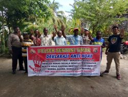 Polsek Sentani Timur dan Warga Kampung Puay Sepakat Tolak Hoax