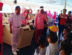 TK Kemala Bhayangkari Jayapura Kota Gelar Wisata Edukatif Di KM. Gunung Dempo