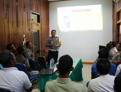 Tekan Laka Lantas, Polres Merauke Sosialisasi Milenial Road Safety Festival