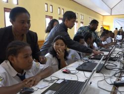320 Siswa-Siswi SMP N I Jayawijaya Ikut Simulasi UNBK