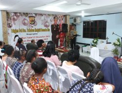Polda Ajak Anak-Anak Karitas Gereja Katedral Wujudkan Papua Damai