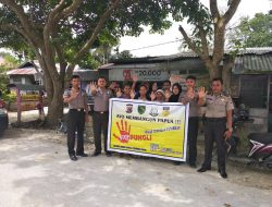 Polres Keerom Sosialisasi Saber Pungli Serta Himbauan Kamtibmas