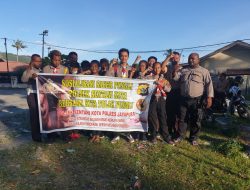 Cegah Pungli Sejak Usia Dini, Polsek Sentani Kota Sosialisasi Pada Saka Bhayangkara