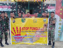 Polsek Skanto Deklarasikan Saber Pungli di Pos TNI