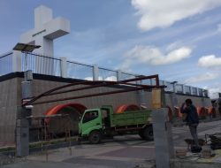 Truk Bermuatan Berat Dilarang Melintasi Taman Wio Silimo