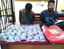 Seludupkan Ganja 3 Karung, 4 Warga PNG Diringkus Polisi di Jayapura