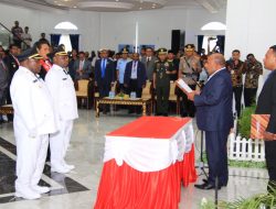 Ateng-Hengky Resmi Pimpin Deiyai, Ini Pesan Gubernur