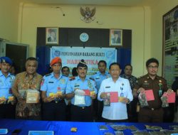 Ratusan Pil PCC Dan Ganja Dimusnahkan BNN Jayapura