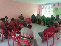 Bhabinkamtibmas Gelar Pertemuan Rutin FKPM di Nafri