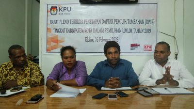KPU Pastikan, Kabupaten Yalimo Tak Ada Lagi DPT Tambahan