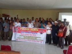 Polsek Demta Sosialisasi Pemilu Damai, Anti Hoax dan Stop Pungli