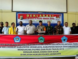 Polres Gelar Deklarasi Damai Jelang Pileg Dan Pilpres