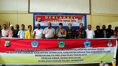 Polres Gelar Deklarasi Damai Jelang Pileg Dan Pilpres